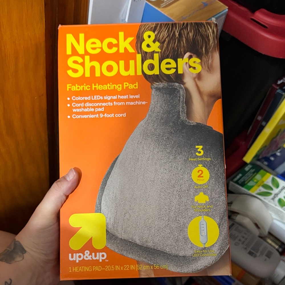 Target Up & Up Gray Fabric Heating Pad